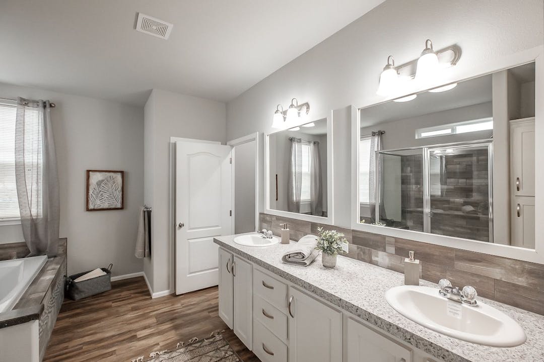 Diamond peak bathroom home features