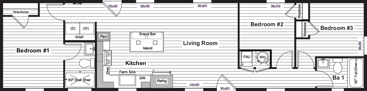 Dylan floor plan home features