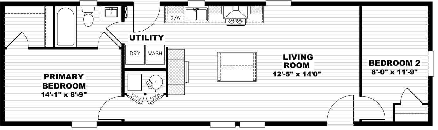 Layla floor plan home features