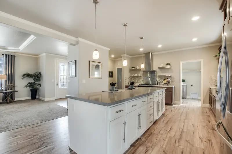 Pecan kitchen home features