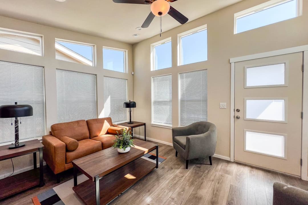 The cabana interior home features