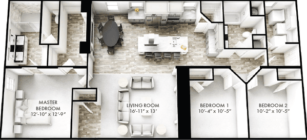 Odyssey 56 floor plan home features