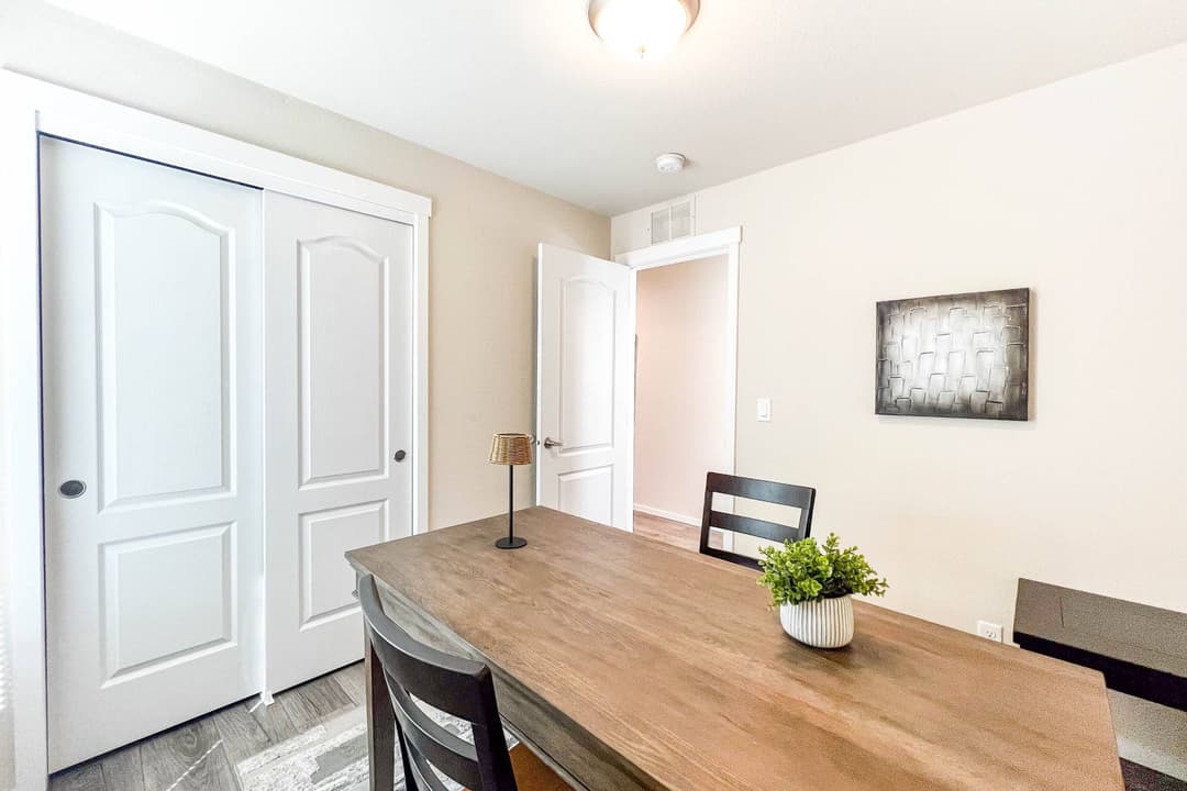 The cabana bedroom home features