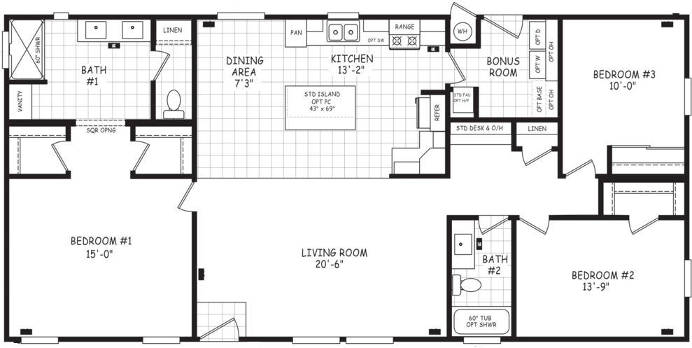 Edge 28563a floor plan home features