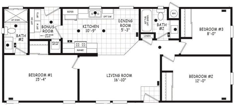 Edge 28603b floor plan home features