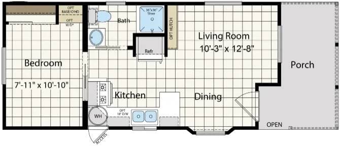 Sonoran 11b floor plan home features