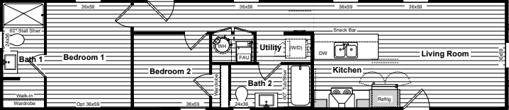 Respect floor plan home features