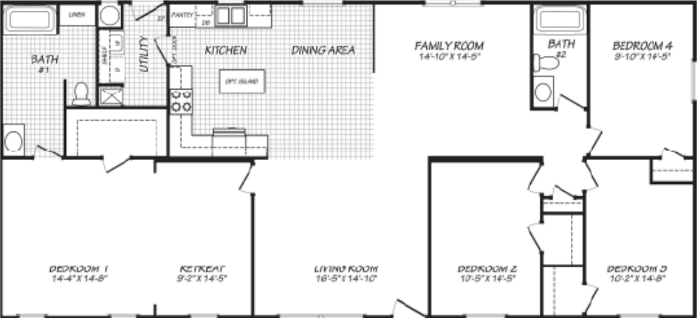 Canyon lake 30664b floor plan home features