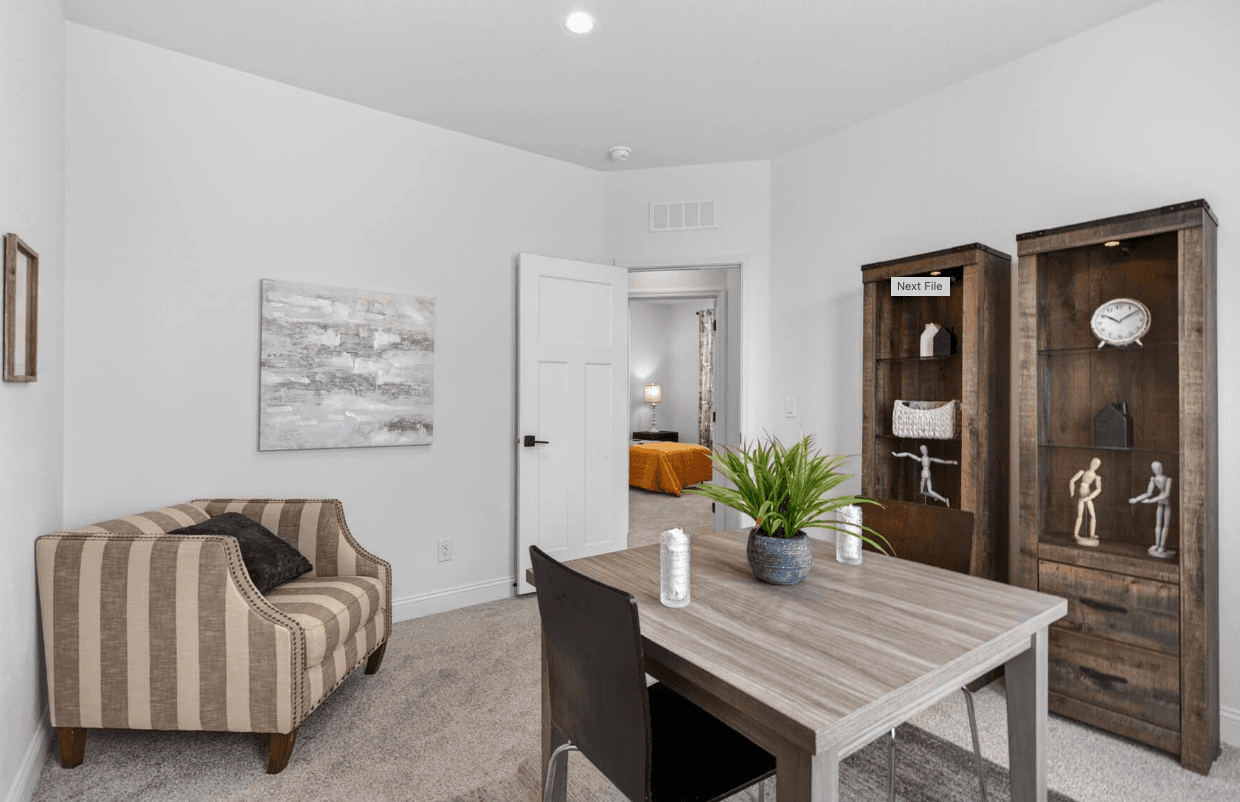 Hacienda interior home features