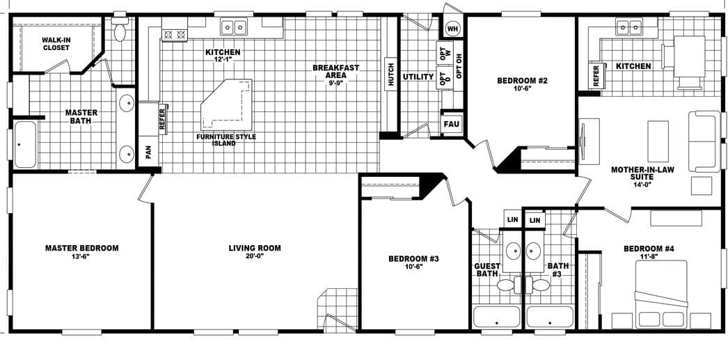 Mountain ridge 32704d floor plan home features