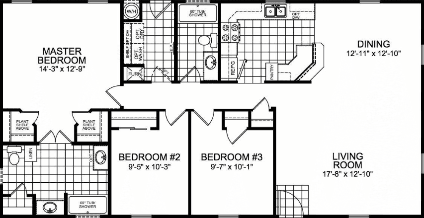 Walton floor plan home features