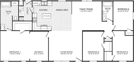 Canyon lake floor plan home features