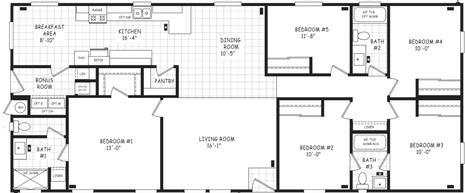 Edge 28645a floor plan home features