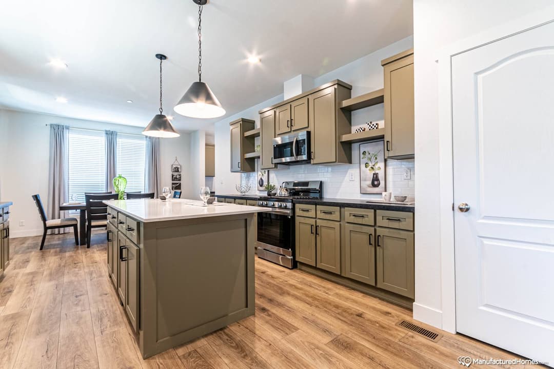 Instant housing farmhouse kitchen home features