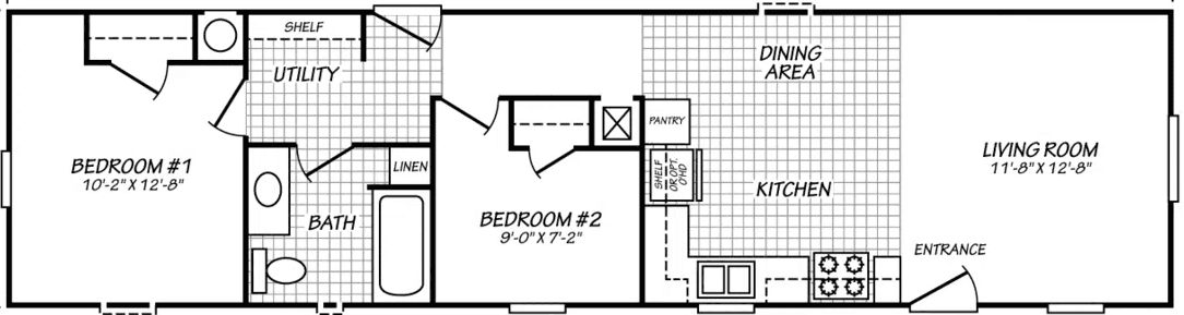 Canyon lake 14522l floor plan home features