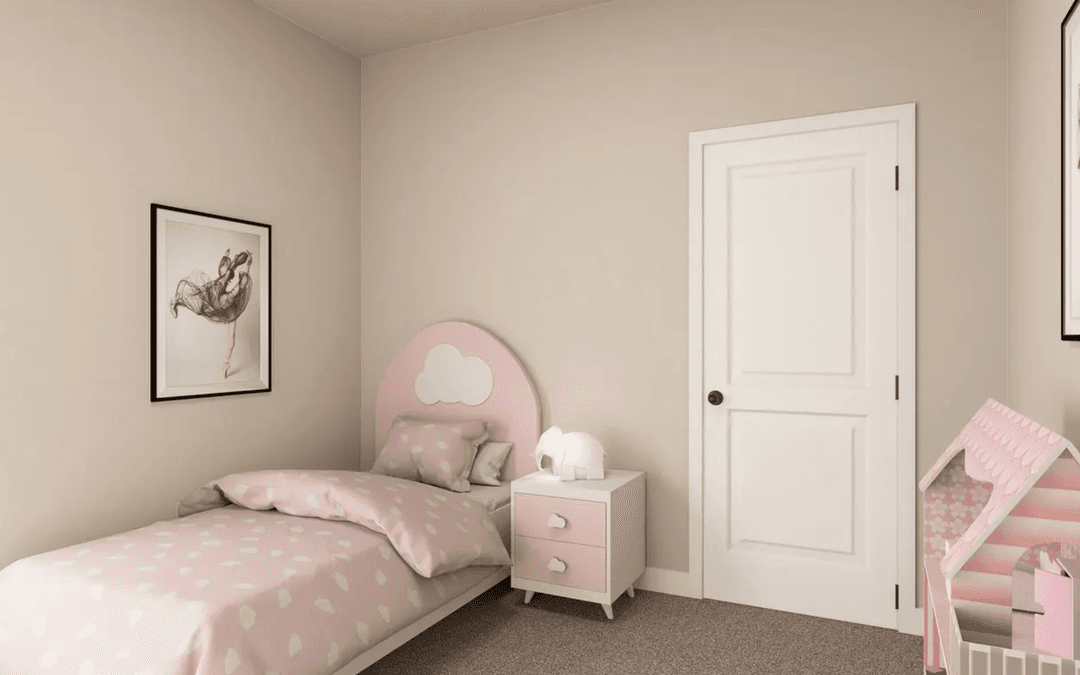 The weeping willow bedroom home features