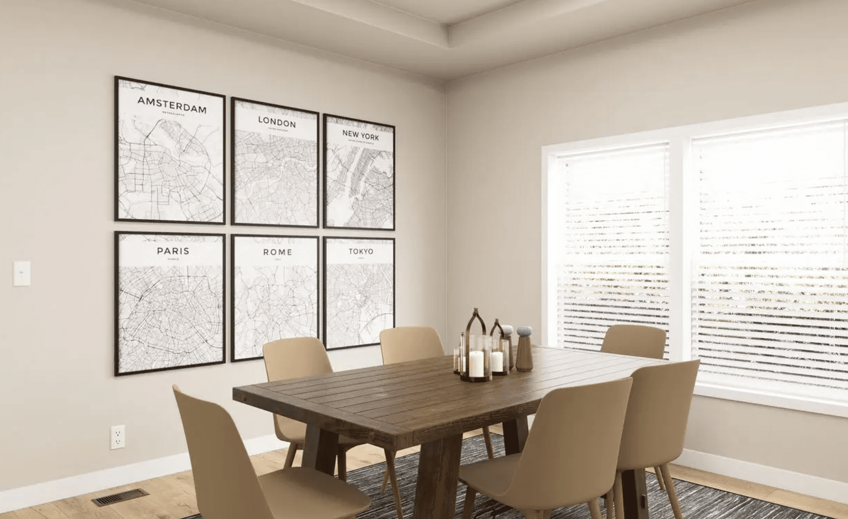 The weeping willow interior home features