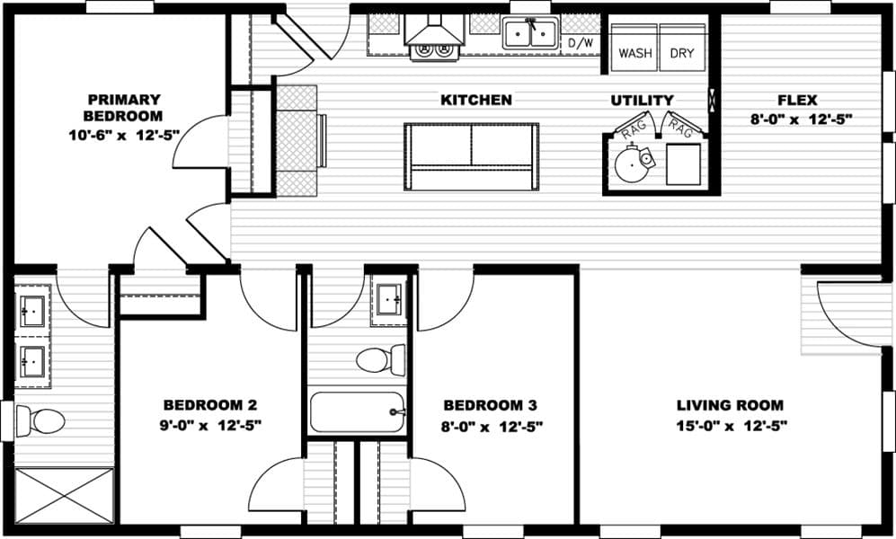 Beautiful morning floor plan home features