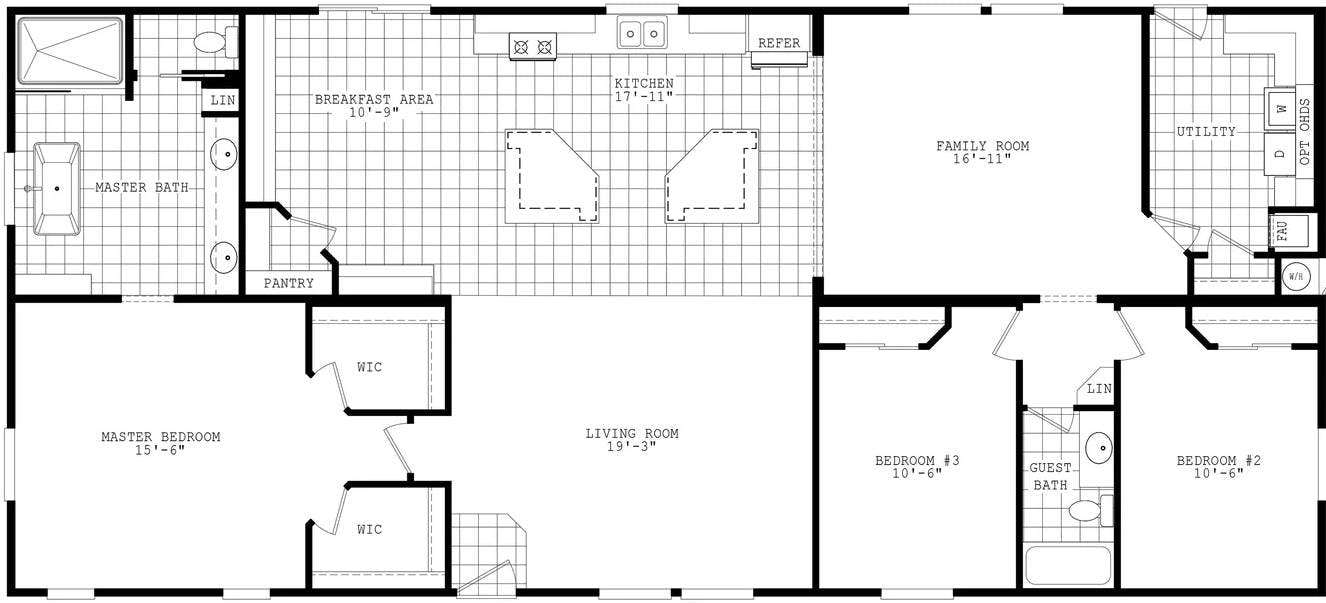 Desert ridge 32703b floor plan home features