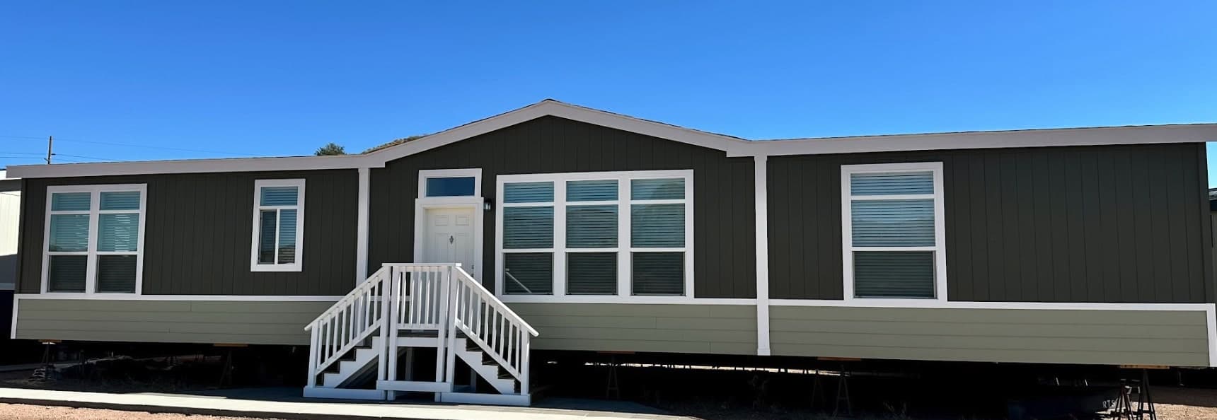 Farm house exterior and hero home features