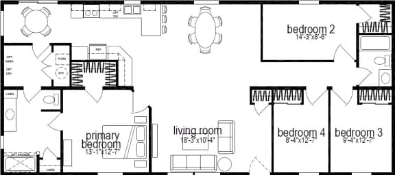 Ridgewood hero and floor plan home features