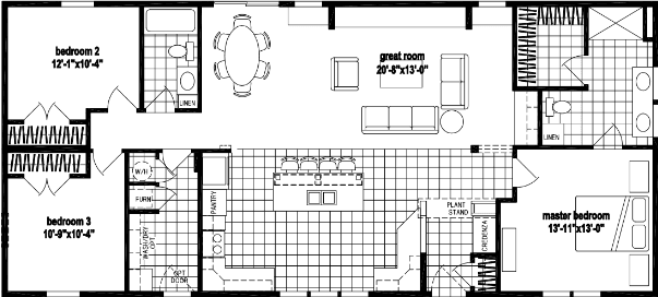 Sierra  floor plan home features