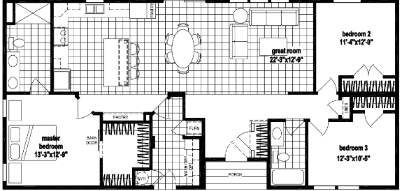 9905v floor plan home features