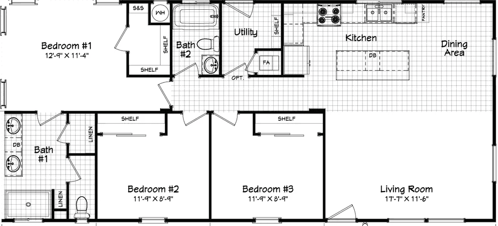 Coronado 24523l floor plan home features