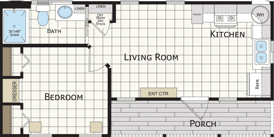 Desert vista 1531 floor plan home features