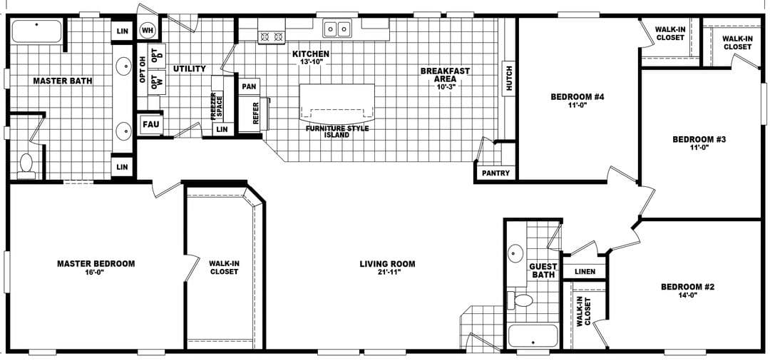 Mountain ridge 32704b floor plan home features