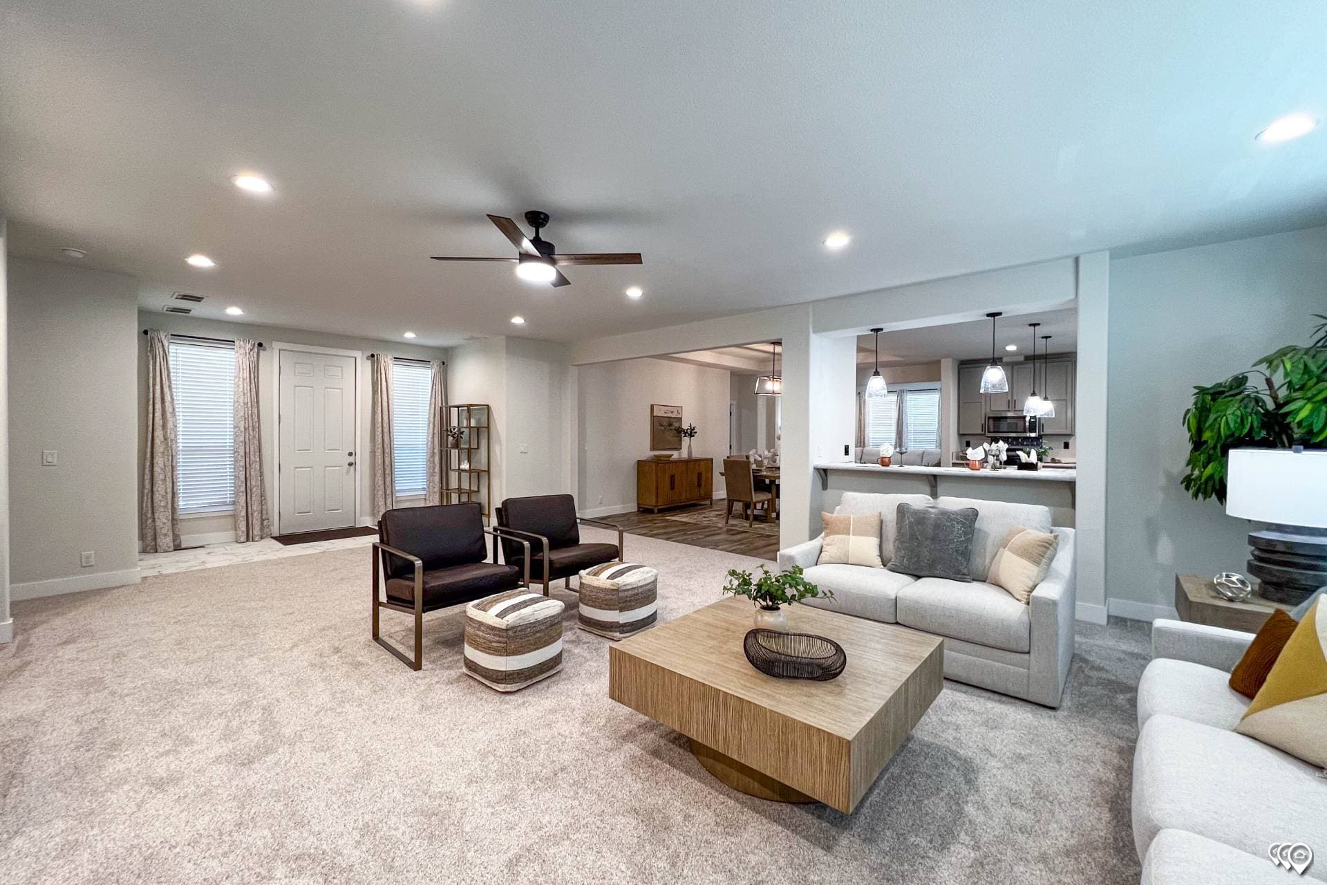 The denali interior home features