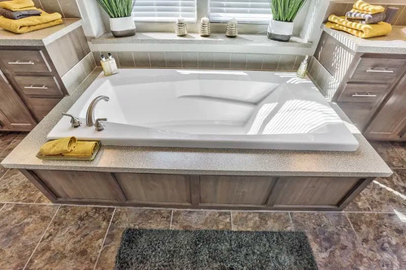 Cypress bathroom home features