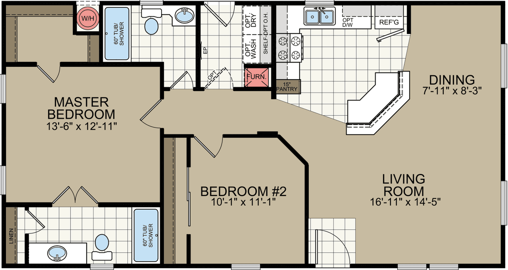 Af2444 floor plan home features