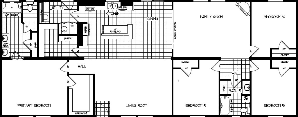 K3076b floor plan home features