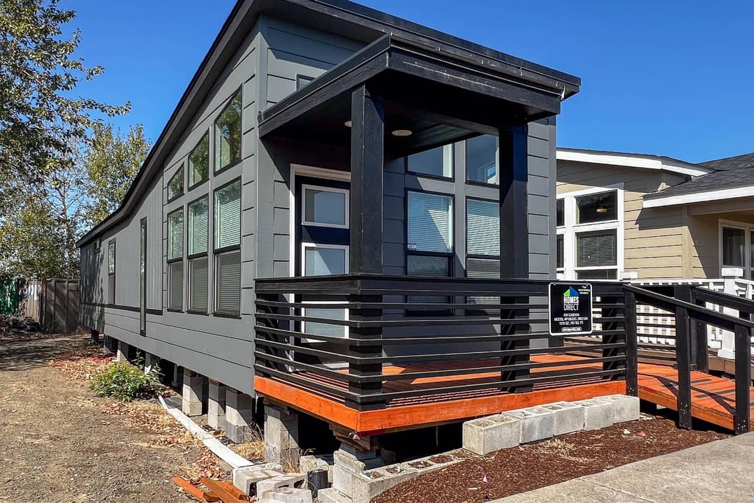 The cabana elevation and exterior home features