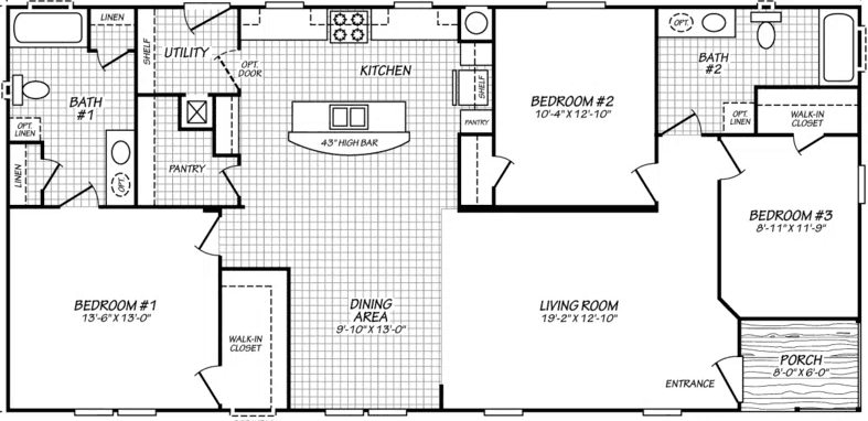 Canyon lake 28563g floor plan home features