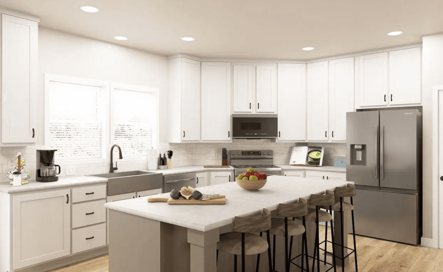 The weeping willow kitchen home features