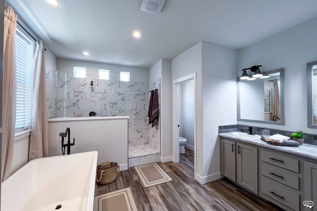 The denali bathroom home features