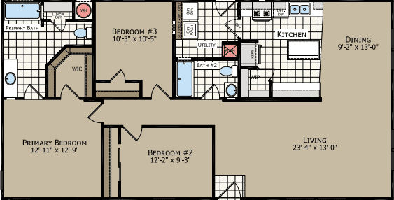 Af2852d floor plan home features